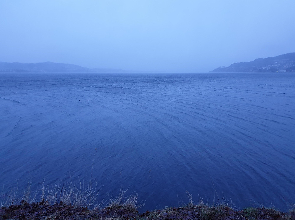 Fra Nordnespynten utover Byfjorden.