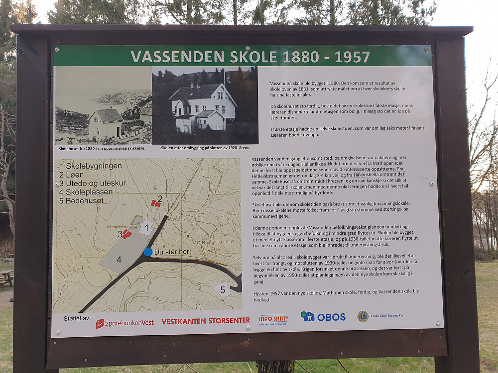 Info om Vassenden skole.