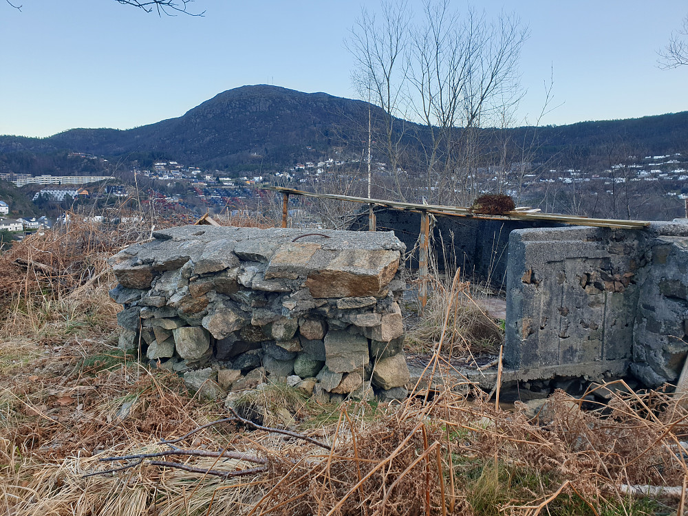 Lauvåsen i Fyllingsdalen. Løvstakken i bakgrunnen.