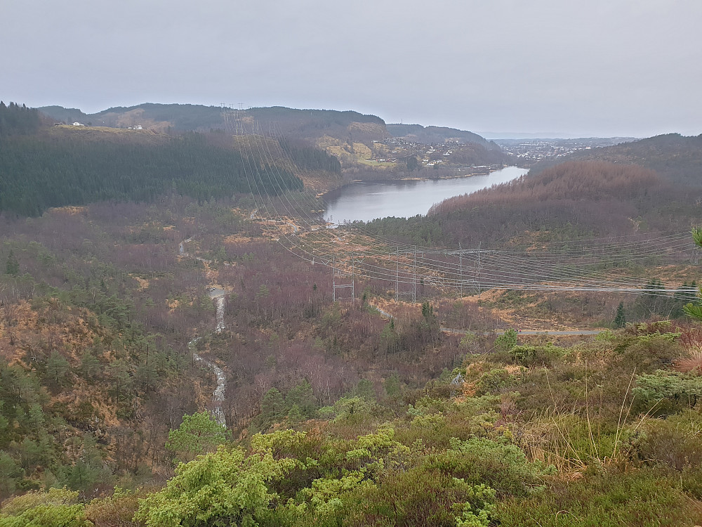 Fra Limesbrotet mot Myrdalsvatnet.