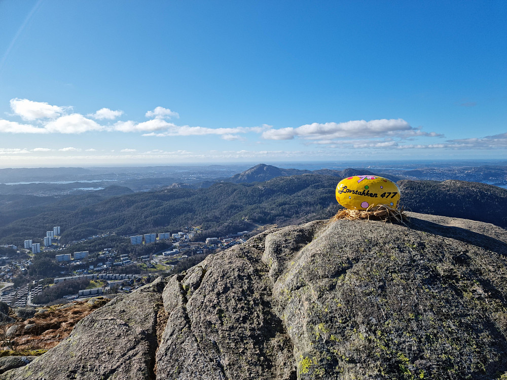 Toppen av Løvstakken.
