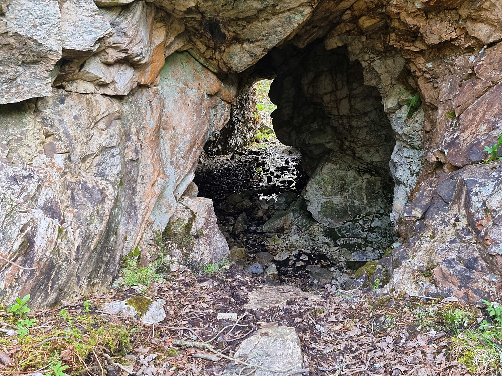 På vei til Småkalvsøyna passerte jeg en tunnel.