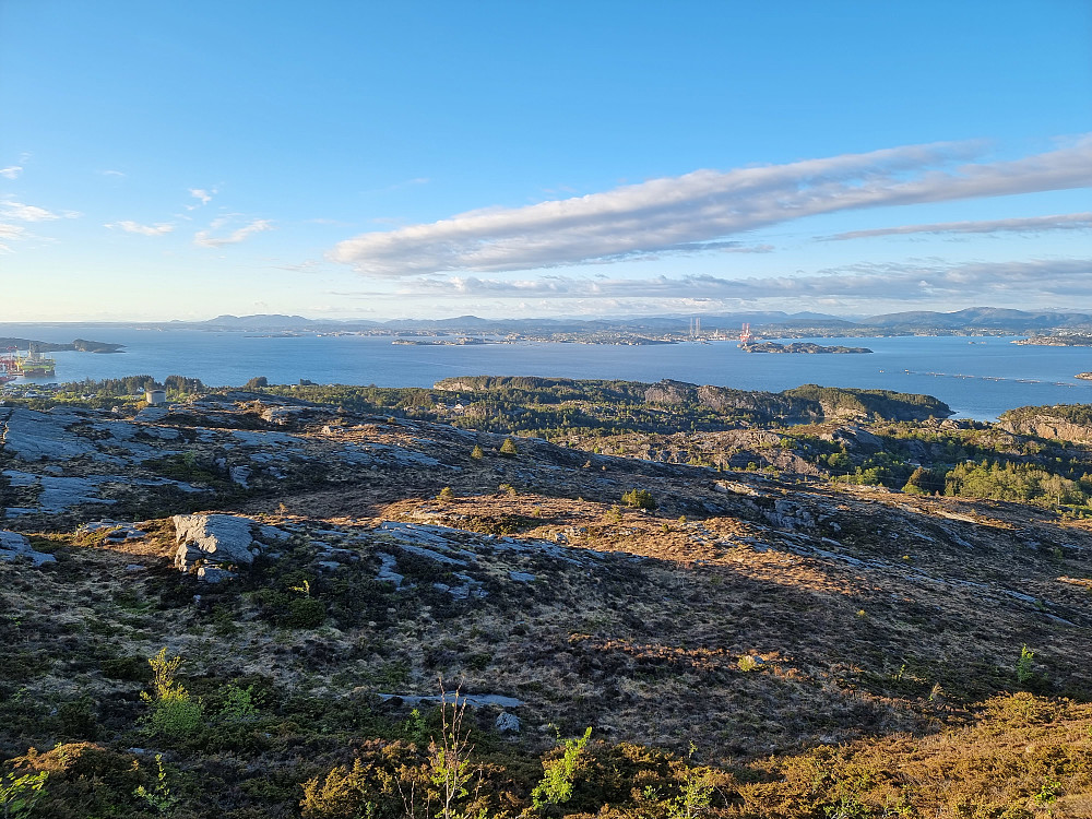 Fra Spjeldsfjellet mot nordøst.
