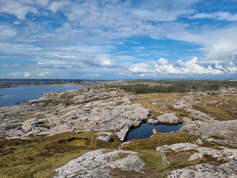 Fra Skogsøytua mot nordøst.