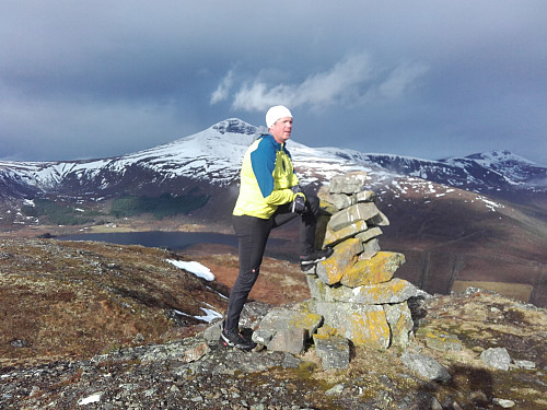 Fra toppen av Lyngstadfjellet mot Melen.