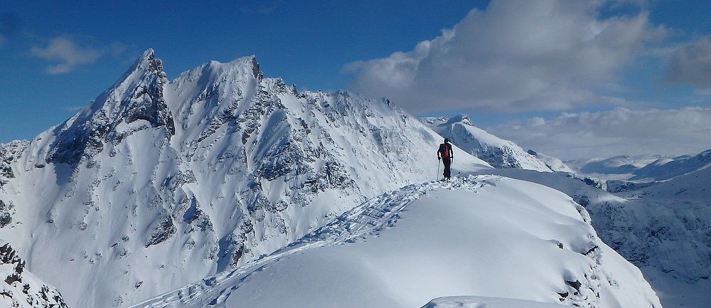 AO på toppen av Blånebba, 1320 moh. Foto: Pauli Lochting