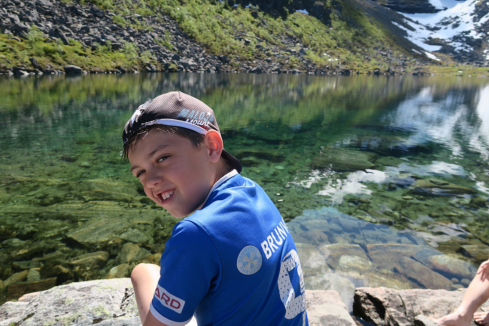 Emil ved Trollvatnet.