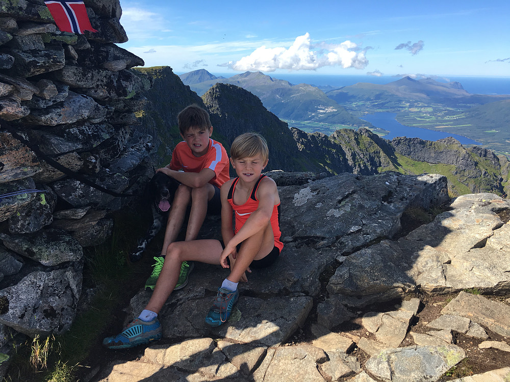 Emil og Ulrik på toppen!