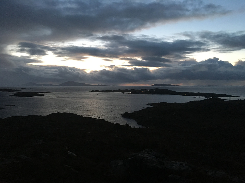 Mot Magerøya fra toppen.