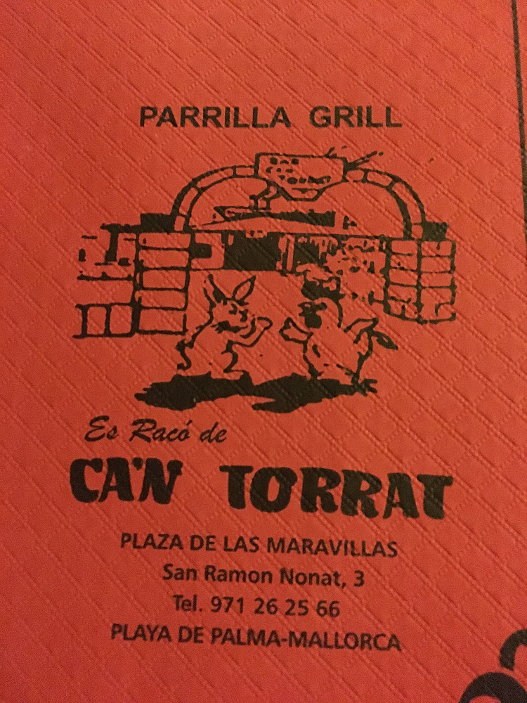 Tilbrakte kvelden på denne restauranten i område «Can Pastilla». Verdt en taxitur fra Alaro. Fantastiske kjøttretter.