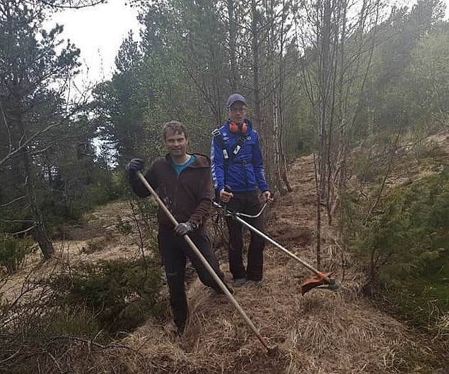 Knut Inge og Halgeir kan mer enn å varsle faregraden på fjellet.