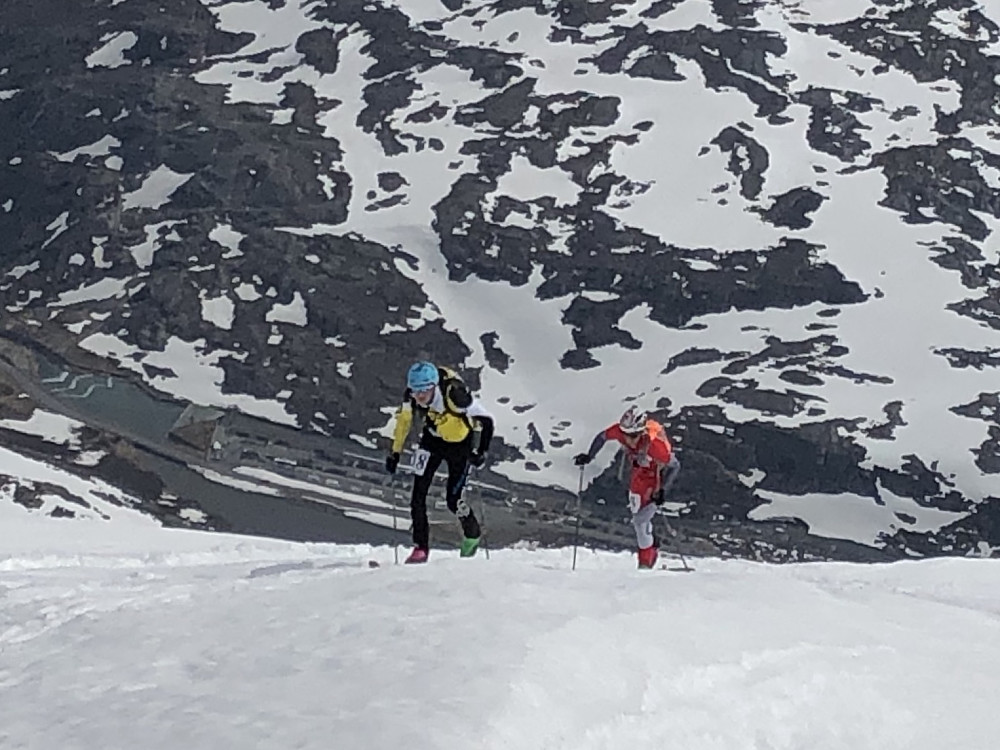 Thomas tauet Håkon K opp. Motsatt rekkefølge i mål.