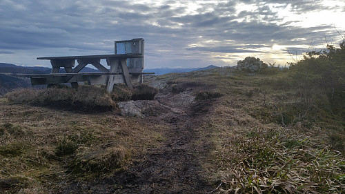 Toppen på Vettåsfjellet.