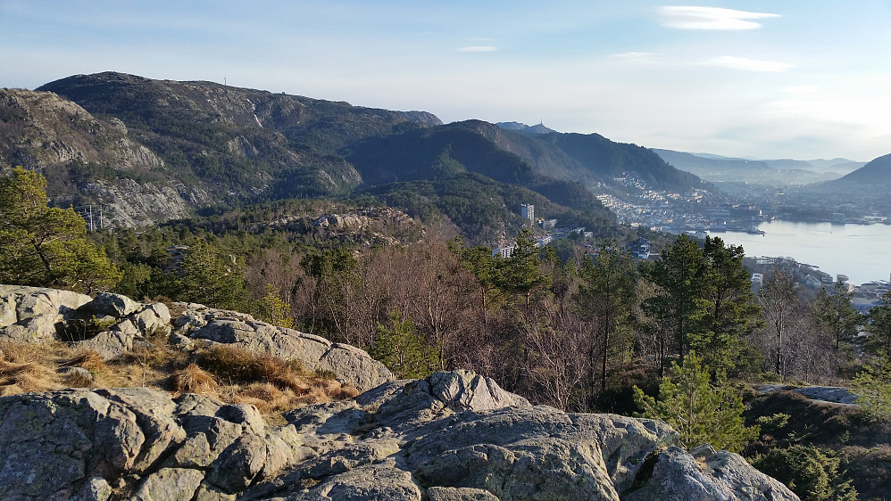 Utsikt fra Ørneberget mot syd