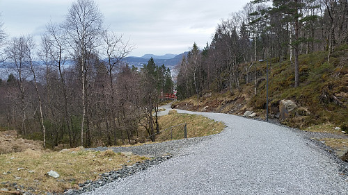Fra høyeste parti ved start Melkeplassen