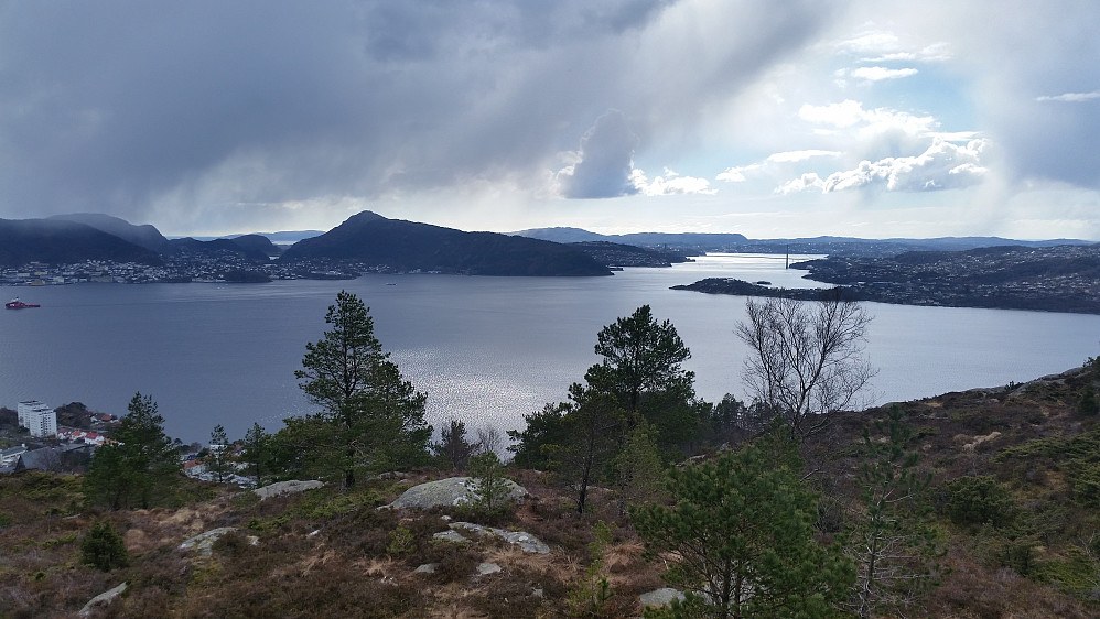 Utsikt fra Ørneberget mot vest