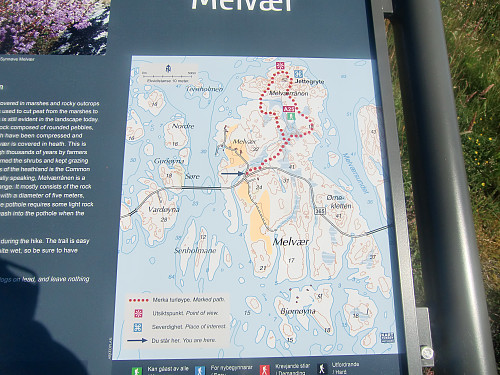 Info tavle ved start