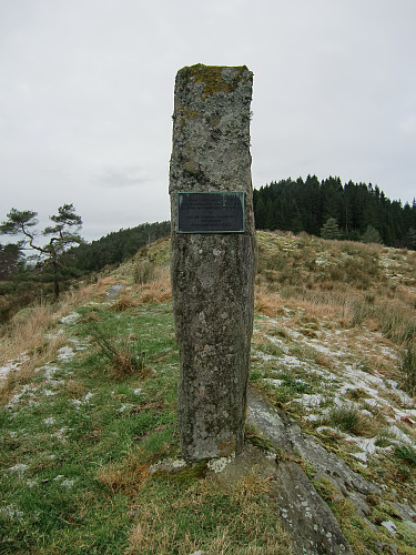 Minnestein fra 1945