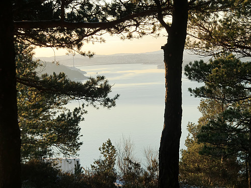 Utsikt fra Håmanen mot Askøybroen