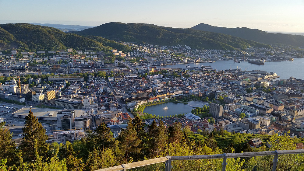 Bergen fra Fløyen