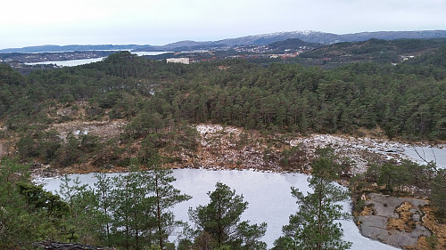 Utsikt mot vest