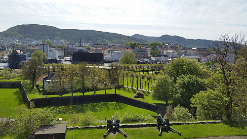 Utsikt mot Bergenhus