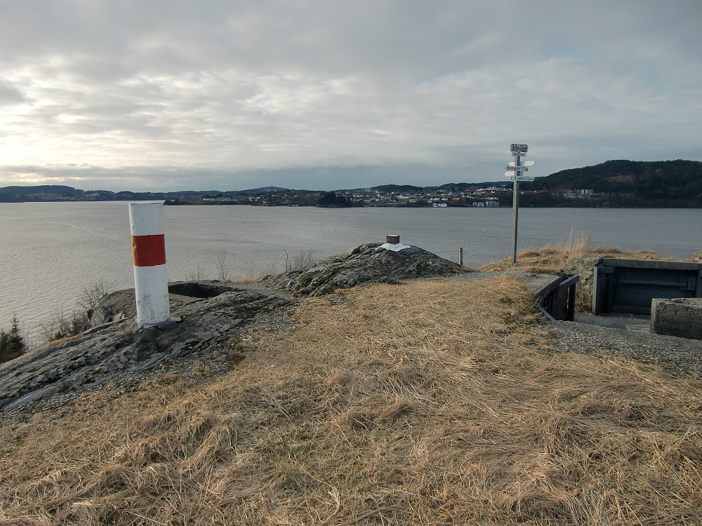 Trig.p. på Tellevik fort