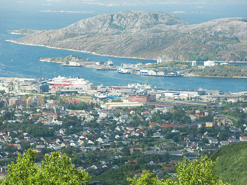 Bodø sentrum (inn-zoomet)