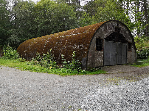 Bygning på Hellen fort