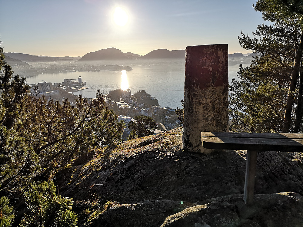 Fra Furekammen utsikt mot Bergen