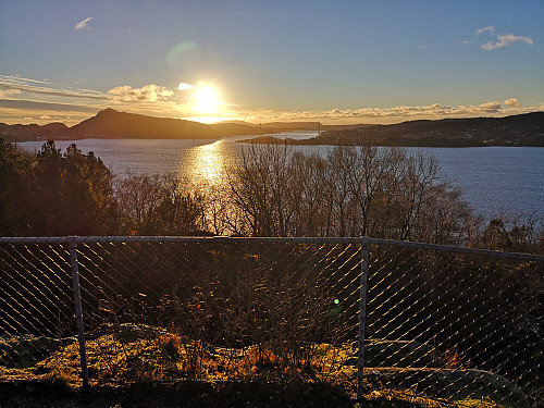 Solnedgang fra Hellefjellet