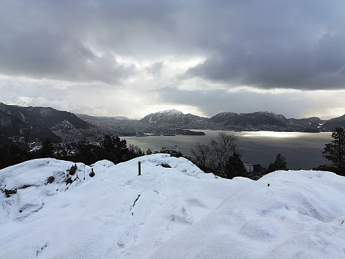 Fra Ørneberget mor Bergen. 