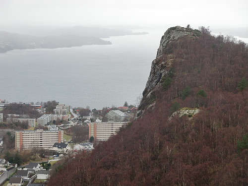 Toppenipa tatt fra stien opp til Toppefjellet