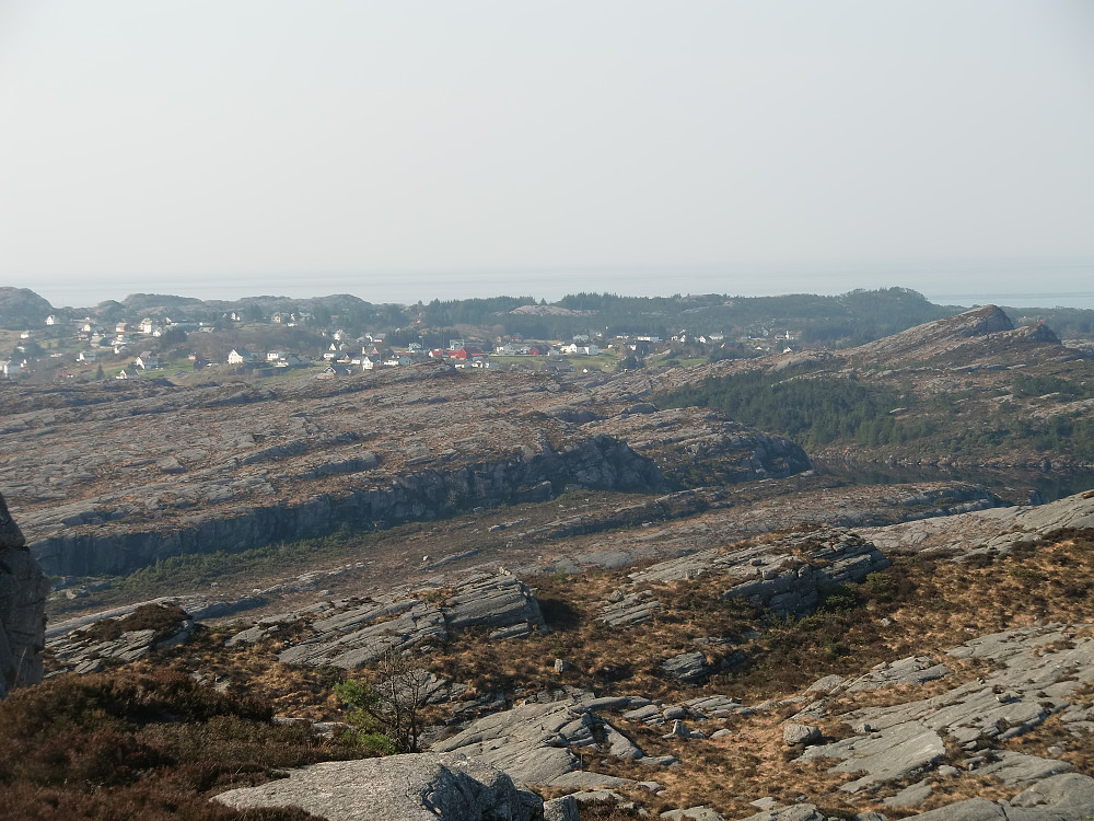 Zoomet utsiktsbilde av Telavåg