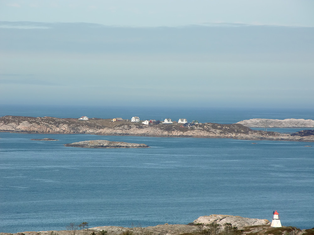 Lyngøyna, ser værhardt ut. 