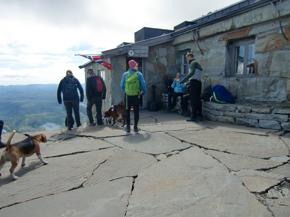 DNT hytten på Gaustatoppen
