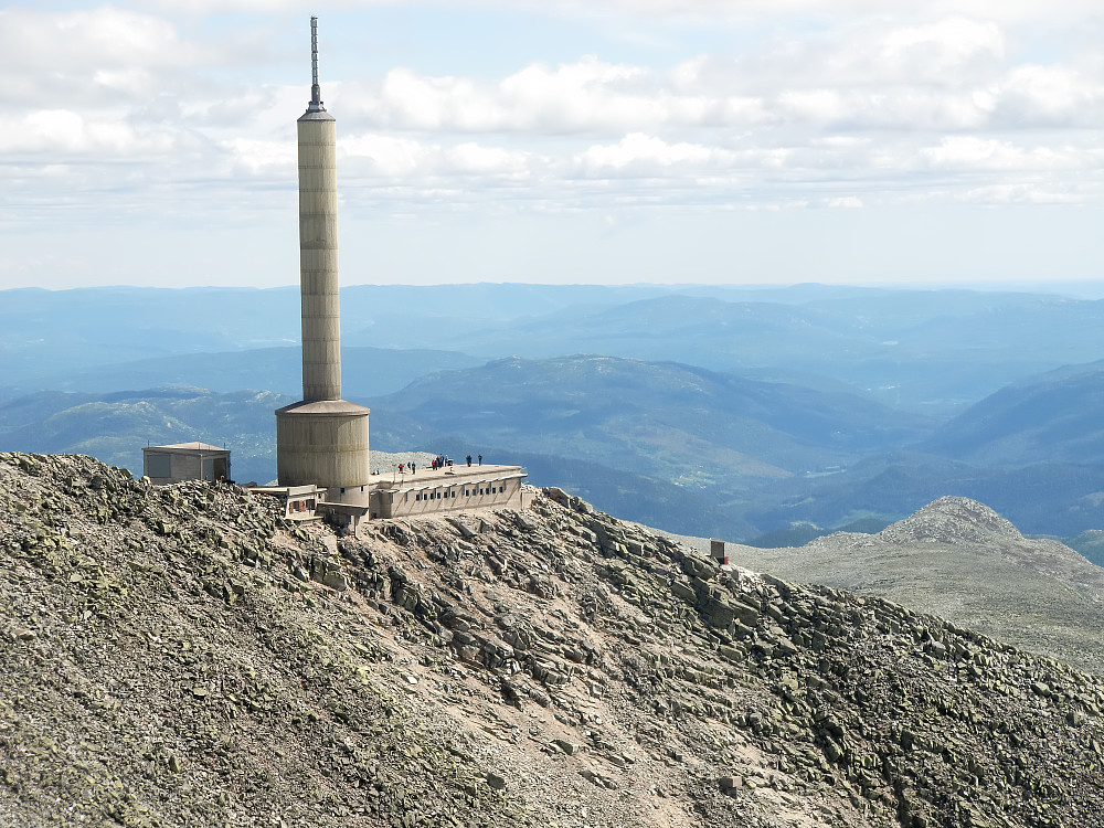 Gaustatoppen sett fra punkt 1883
