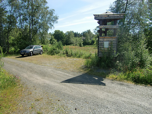Parkerte ved Sydnessåta parkering