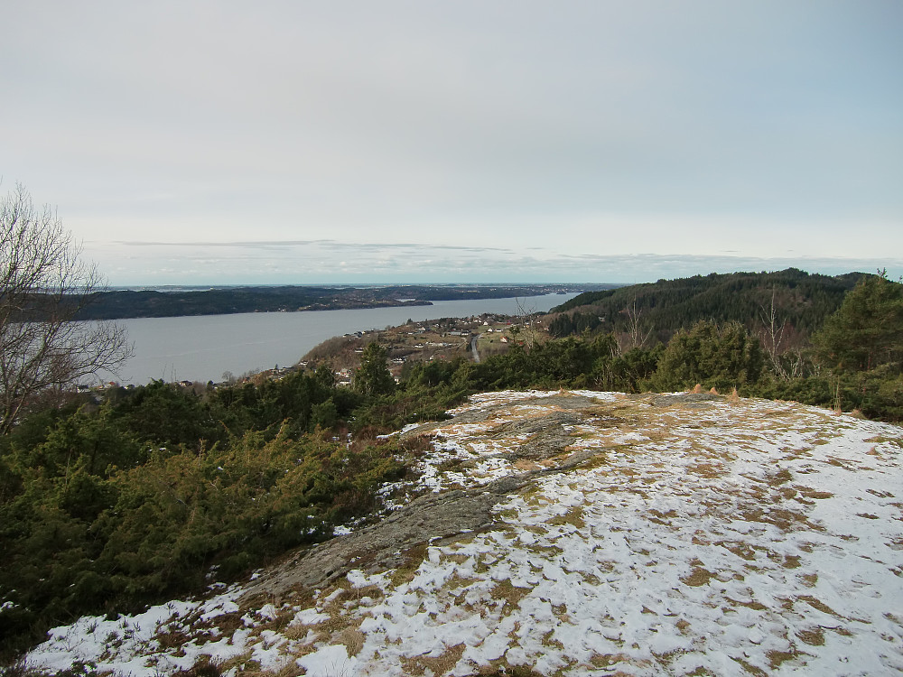 Utsikt fra Hoplandsfjellet
