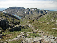 utsikt mot Søre Gullfjelltoppen