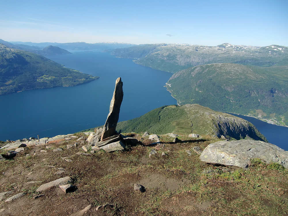 Parti fra toppen av Oksabrekkene