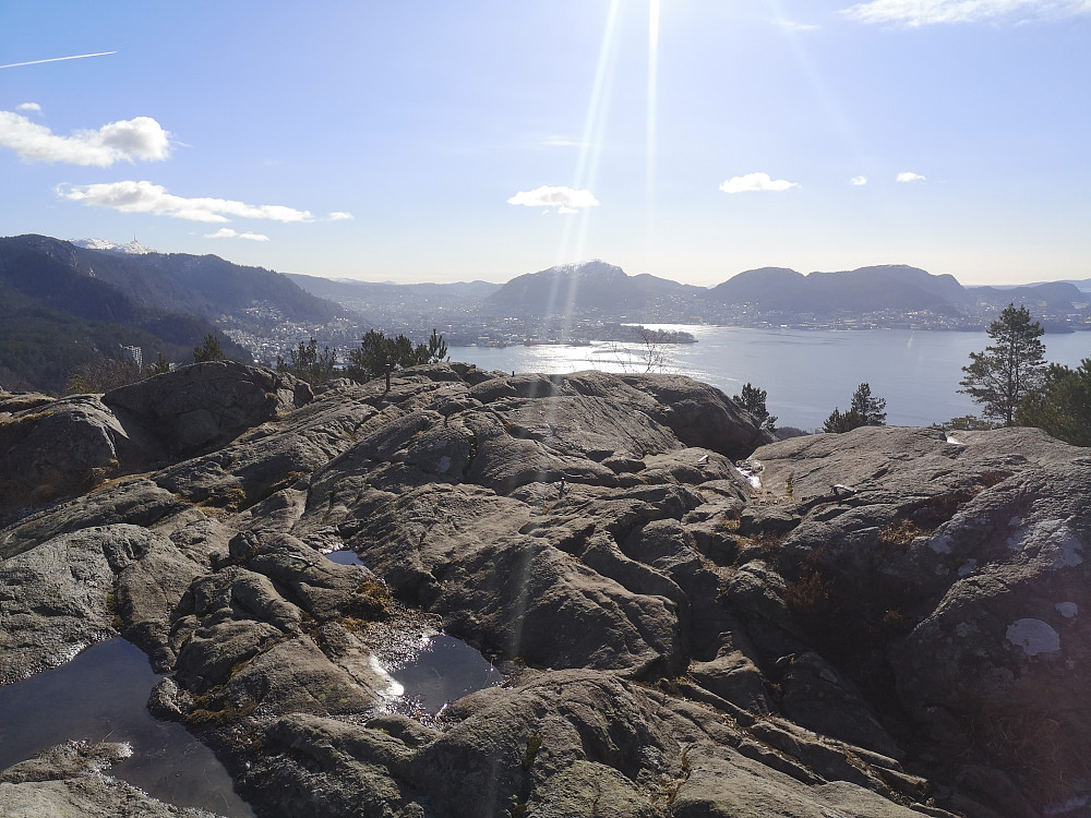 Utsikt fra Ørneberget. 