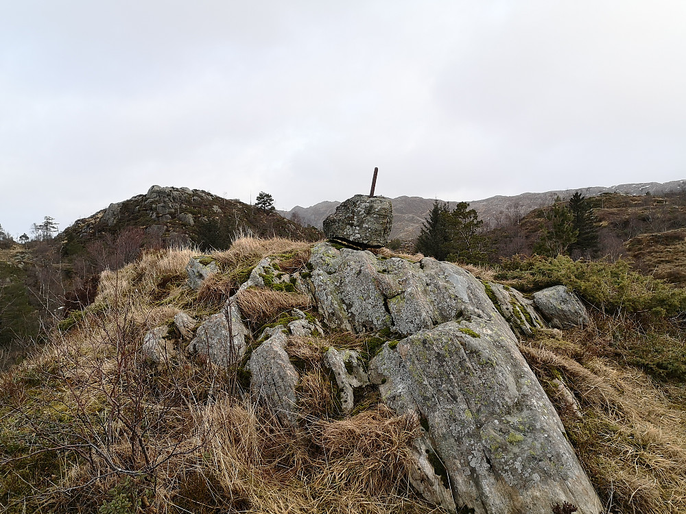 Kronhaugen med grensestein