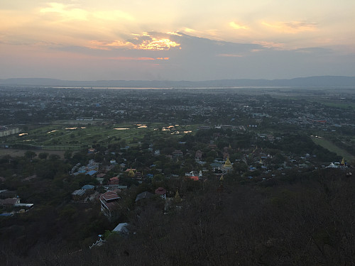 Utsikten utover Mandalay