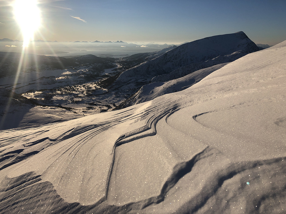 Det er dette som er fin snø. Og utsikt. 