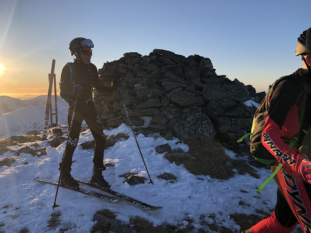 Guttene på toppen for siste gang