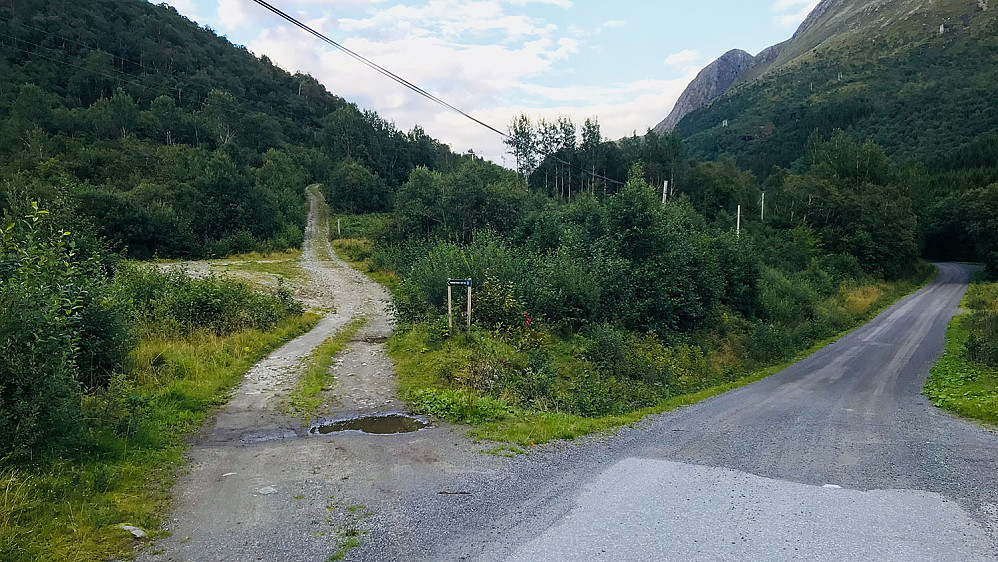 Start fra parkeringa