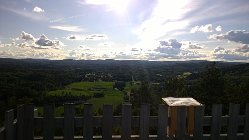 Utsikt fra tårnet