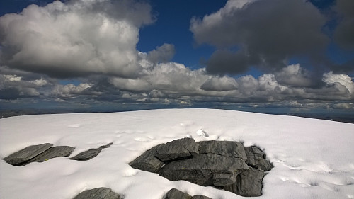 Snø på toppen :)