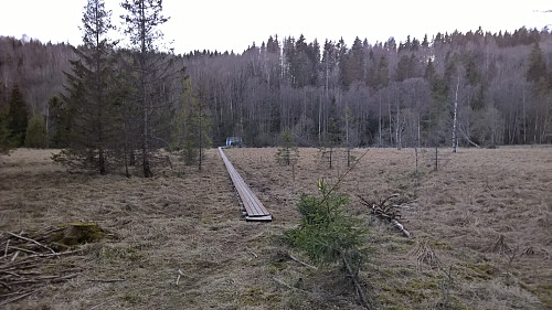 Godt tilrettelagt så man ikke skal bli våt på beina :)